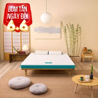 Nệm Nhật Bản Aeroflow Standard nâng đỡ cơ thể dày 12cm