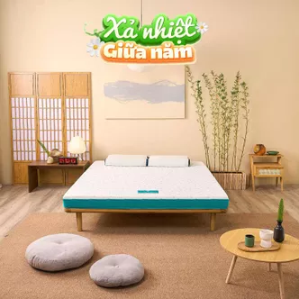 Nệm Nhật Bản Aeroflow Standard nâng đỡ cơ thể dày 12cm