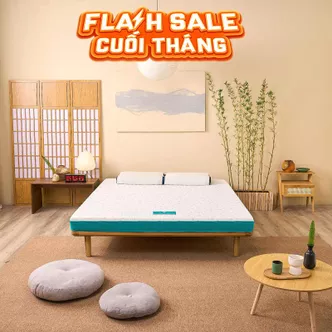 Nệm foam Nhật Bản Aeroflow Standard nâng đỡ cơ thể dày 12cm