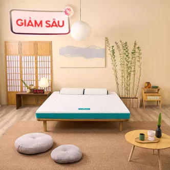 Nệm foam Nhật Bản Aeroflow Standard nâng đỡ cơ thể dày 12cm