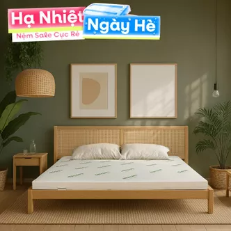 Nệm cao su thiên nhiên Gummi Classic thế hệ mới dày 5/10/15cm