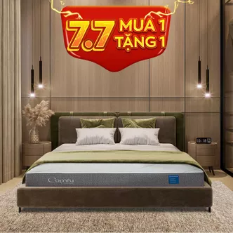 Nệm foam Comfy Cloud 2.0 siêu đàn hồi dày 15cm