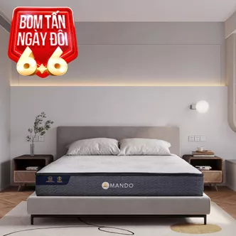 Nệm lò xo Amando Elite Original túi độc lập tiêu chuẩn khách sạn 5 sao dày 23cm