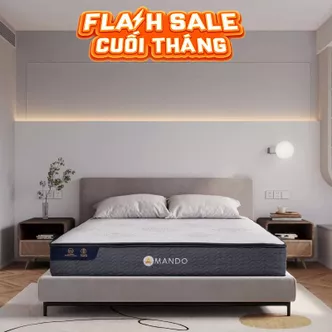 Nệm lò xo Amando Elite Original túi độc lập tiêu chuẩn khách sạn 5 sao dày 23cm