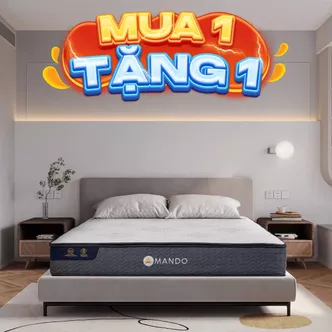 Nệm lò xo Amando Elite Original túi độc lập tiêu chuẩn khách sạn 5 sao dày 23cm