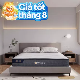Nệm lò xo Amando Elite Original túi độc lập tiêu chuẩn khách sạn 5 sao dày 23cm