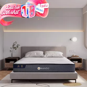 Nệm lò xo Amando Elite Original túi độc lập tiêu chuẩn khách sạn 5 sao dày 23cm