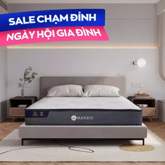 Nệm lò xo Amando Elite Original túi độc lập tiêu chuẩn khách sạn 5 sao dày 23cm