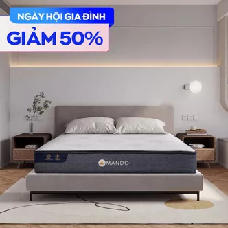 Nệm lò xo Amando Elite Original túi độc lập tiêu chuẩn khách sạn 5 sao dày 23cm
