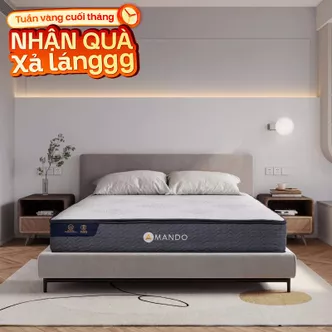Nệm lò xo Amando Elite Original túi độc lập tiêu chuẩn khách sạn 5 sao dày 23cm