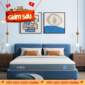 Nệm foam iComfy Coolax massage thoáng mát dày 15cm (BST Ngủ Mát)