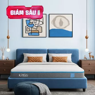 Nệm foam iComfy Coolax massage thoáng mát dày 15cm (BST Ngủ Mát)