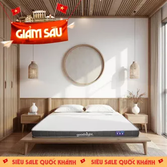Nệm cao su đa tầng Goodnight Latex Hybrid (Rena) vững chắc, thông thoáng dày 10cm