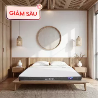 Nệm cao su đa tầng Goodnight Latex Hybrid (Rena) vững chắc, thông thoáng dày 10cm
