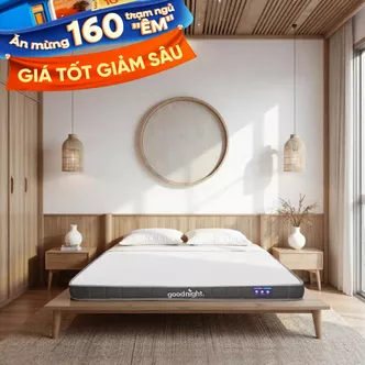 Nệm cao su đa tầng Goodnight Latex Hybrid (Rena) vững chắc, thông thoáng dày 10cm