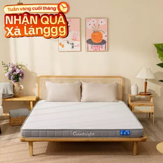 Nệm cao su đa tầng Goodnight Rena vững chắc, thông thoáng dày 10cm