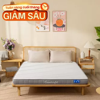 Nệm cao su đa tầng Goodnight Rena vững chắc, thông thoáng dày 10cm