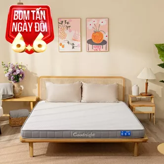 Nệm cao su đa tầng Goodnight Rena vững chắc, thông thoáng dày 10cm