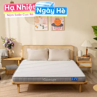 Nệm cao su đa tầng Goodnight Rena vững chắc, thông thoáng dày 10cm