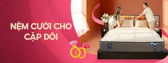 Nệm cưới cho cặp đôi 