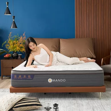 Combo Lò xo điều hòa: 01 Đệm Elite Grand, 01 Bộ Ga chun Bliss, 02 gối foam - Ảnh 7