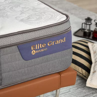 Combo Lò xo điều hòa: 01 Đệm Elite Grand, 01 Bộ Ga chun Bliss, 02 gối foam - Ảnh 6