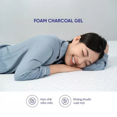 Nệm foam Amando Luca làm mát dày 25cm - Ảnh 9
