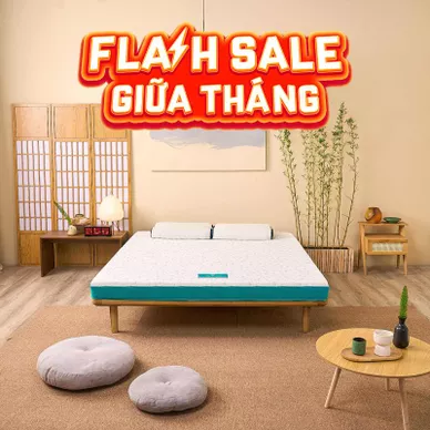 Nệm foam Nhật Bản Aeroflow Standard nâng đỡ cơ thể dày 12cm - Ảnh 2