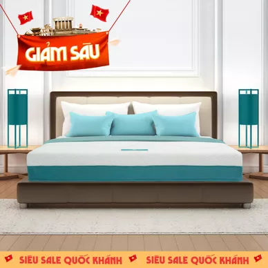 Nệm foam Nhật Bản Aeroflow Wave massage toàn diện dày 20cm - Ảnh 2