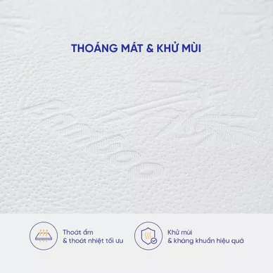 Bảo vệ nệm Doona Bamboo chống bụi bẩn, thoáng khí - Ảnh 6