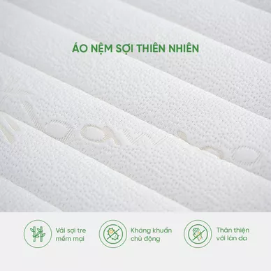 Nệm cao su Gummi 7zones nhập khẩu dày 12cm - Ảnh 5
