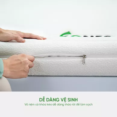 Nệm cao su Gummi 7zones nhập khẩu dày 12cm - Ảnh 6