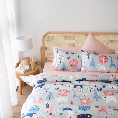 Vỏ chăn chần AMD Dream cotton họa tiết - Ảnh 18