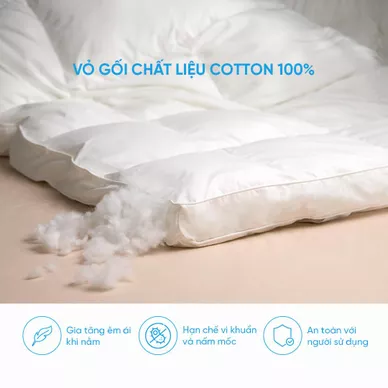Topper lông vũ nhân tạo Doona Microfiber êm ái - Ảnh 5
