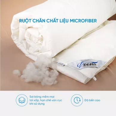 Ruột chăn lông vũ nhân tạo Doona MICROFIBER êm ái - Ảnh 6