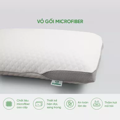 Gối cao su Gummi Standard 100% thiên nhiên thoáng khí - Ảnh 4