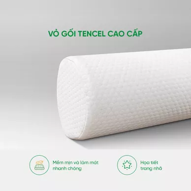 Gối ôm Cao su Gummi Body 100% thiên nhiên thoáng mát - Ảnh 4