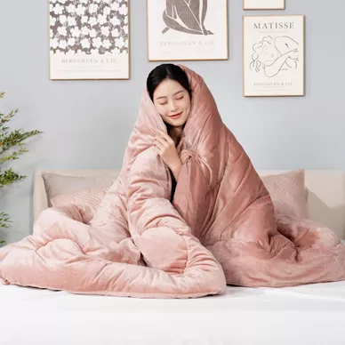 Chăn đông nhung tuyết giữ ấm Amando Warm - Ảnh 7