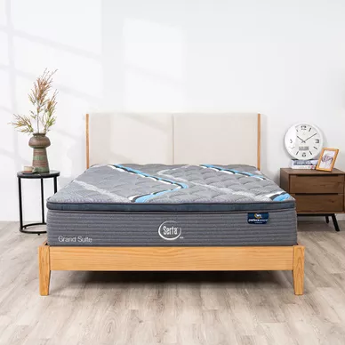 (Phiên bản giới hạn) Nệm lò xo Serta Perfect Sleeper Grand Suite cao cấp kháng khuẩn dày 30cm - Ảnh 2