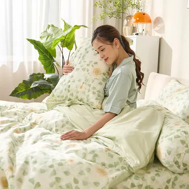 Bộ ga chun Lụa tencel cao cấp Amando Bliss 4 chi tiết mã TC001 - Ảnh 15