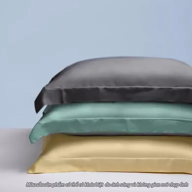 Vỏ gối lụa Amando Tencel cao cấp 3 màu - Ảnh 2