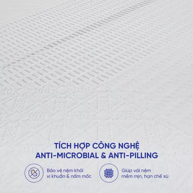 Nệm foam Comfy Cloud 1.0 thoáng khí vượt trội dày 12cm - Ảnh 7