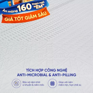 Nệm foam Comfy Cloud 1.0 thoáng khí vượt trội dày 12cm - Ảnh 7