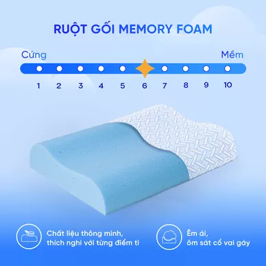 Gối foam Comfy Nami công thái học (BST Ngủ Mát) - Ảnh 4
