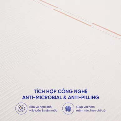 Nệm foam làm mát, kháng khuẩn nâng đỡ 5 vùng Comfy Lux 1.0 - Ảnh 10
