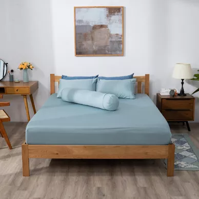 Bộ Ga chun Cotton satin AMD The Essentials Đơn Sắc 4 Chi Tiết CS004 - Ảnh 3