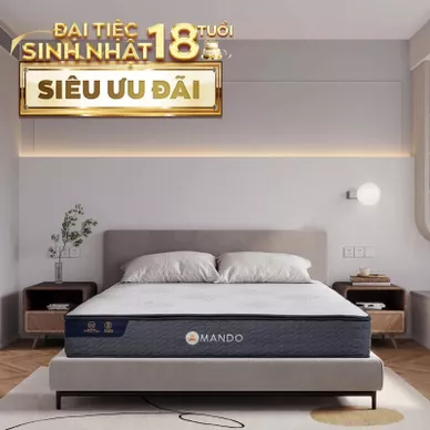 Nệm lò xo Amando Elite Original túi độc lập tiêu chuẩn khách sạn 5 sao dày 23cm - Ảnh 2