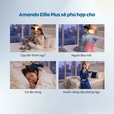 Nệm lò xo túi độc lập Amando Elite Plus giảm tiếng ồn dày 25cm - Ảnh 10