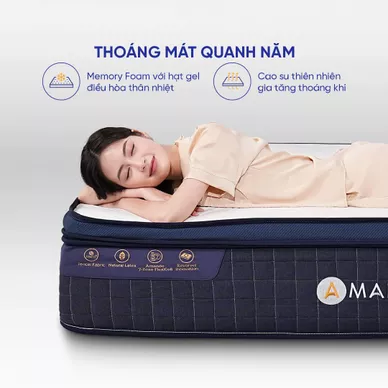 Nệm lò xo Amando Innovation 7 vùng linh hoạt dày 30cm - Ảnh 18