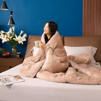 Chăn đông nhung tuyết giữ ấm Amando Warm Flannel (SS25) - Ảnh 16